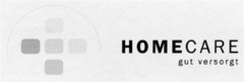 HOMECARE gut versorgt Logo (DPMA, 05/31/2007)