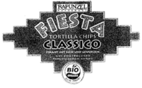 FIESTA TORTILLA CHIPS CLASSICO Logo (DPMA, 28.12.1994)