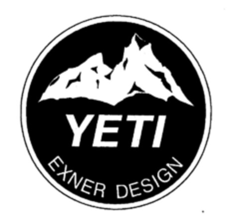 YETI - Exner Design Logo (DPMA, 02/10/1995)