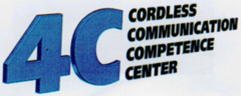 4C CORDLESS COMMUNICATION COMPETENCE CENTER Logo (DPMA, 12/21/1995)