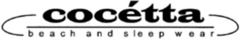 cocétta beach and sleep wear Logo (DPMA, 18.05.1996)