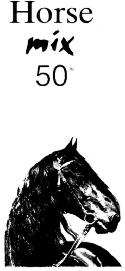 Horse mix 50 Logo (DPMA, 27.02.1997)