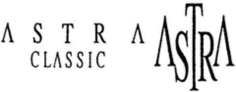 ASTRA CLASSIC Logo (DPMA, 01/21/1997)
