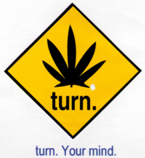 turn. Your mind. Logo (DPMA, 07.09.1998)