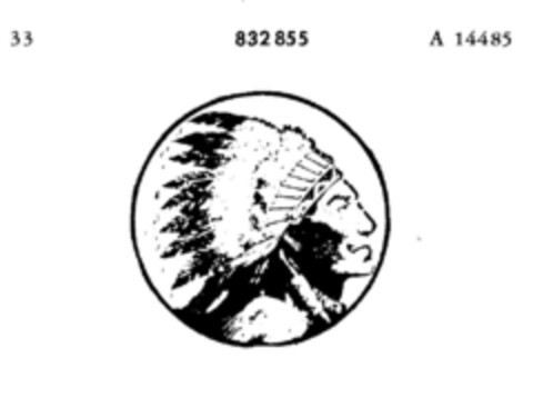 832855 Logo (DPMA, 06/27/1964)