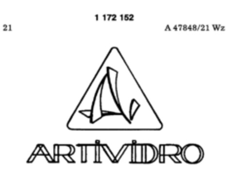 A ARTIVIDRO Logo (DPMA, 10.03.1990)