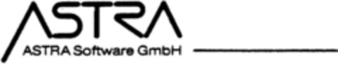 ASTRA Software GmbH Logo (DPMA, 11.10.1990)