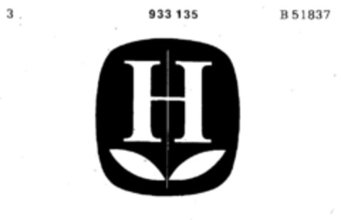 H Logo (DPMA, 03.05.1973)