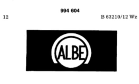 ALBE Logo (DPMA, 15.05.1979)