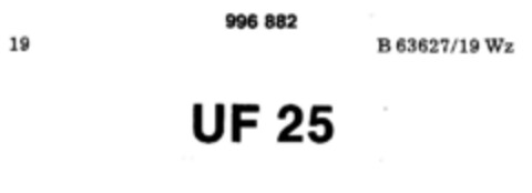 UF 25 Logo (DPMA, 07/17/1979)