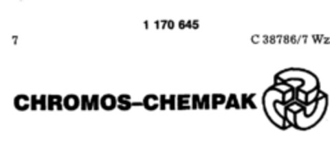 CHROMOS-CHEMPAK Logo (DPMA, 06.03.1989)