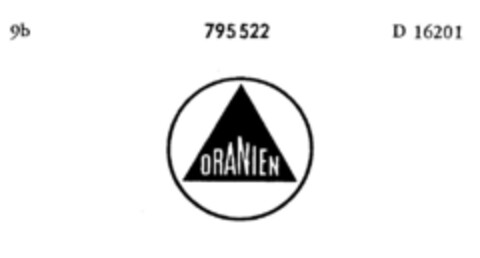 ORANIEN Logo (DPMA, 26.10.1963)