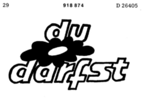 du darfst Logo (DPMA, 23.02.1972)