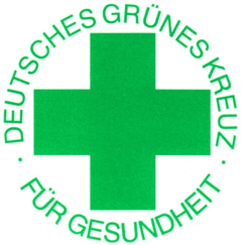 DEUTSCHES GRÜNES KREUZ  FÜR GESUNDHEIT Logo (DPMA, 24.12.1993)