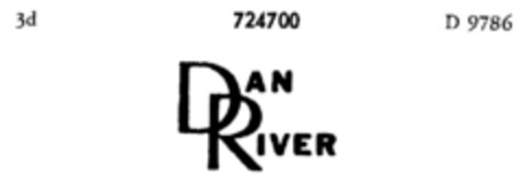 DAN RIVER Logo (DPMA, 20.09.1958)