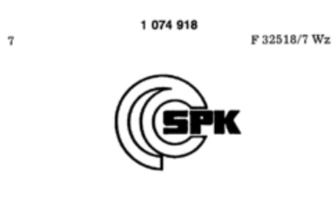 SPK Logo (DPMA, 17.02.1984)