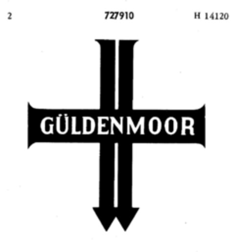 GÜLDENMOOR Logo (DPMA, 12/24/1957)