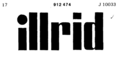 illrid Logo (DPMA, 16.03.1972)