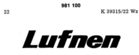 Lufnen Logo (DPMA, 03/09/1978)