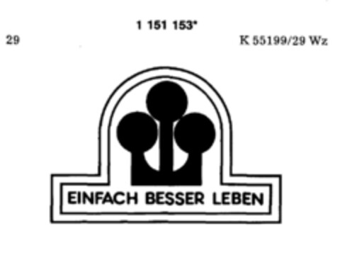 EINFACH BESSER LEBEN Logo (DPMA, 24.10.1989)