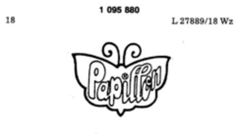 Papillon Logo (DPMA, 01/23/1985)