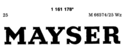 MAYSER Logo (DPMA, 24.01.1990)