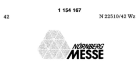 NÜRNBERG MESSE Logo (DPMA, 07/05/1989)