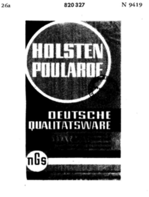 HOLSTEN POULARDE Logo (DPMA, 30.03.1965)