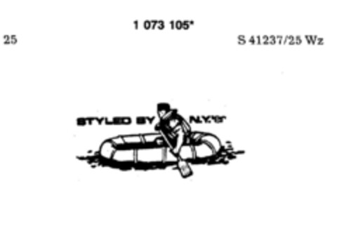 STYLED BY N.Y.`er Logo (DPMA, 12/08/1984)