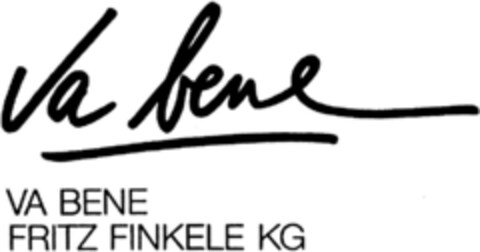 va bene FRITZ FINKELE KG Logo (DPMA, 02/03/1993)