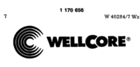 WELLCORE Logo (DPMA, 06.04.1990)