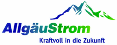 AllgäuStrom Kraftvoll in die Zukunft Logo (DPMA, 06.11.2000)