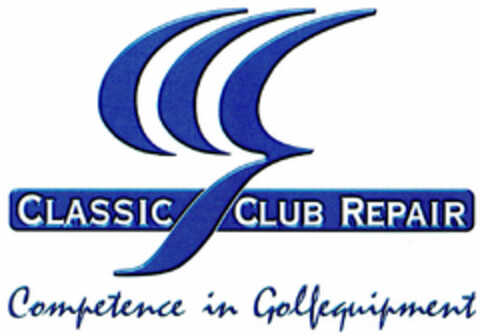 CLASSIC CLUB REPAIR Competentce in Golfepuipment Logo (DPMA, 10/04/2001)