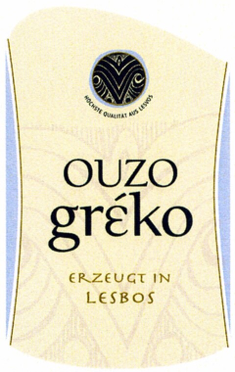 OUZO greko Logo (DPMA, 04.03.2008)