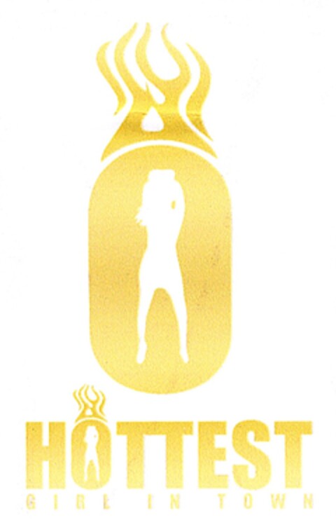 HOTTEST GIRL IN TOWN Logo (DPMA, 08/12/2008)