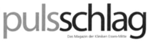 pulsschlag Das Magazin der Kliniken Essen-Mitte Logo (DPMA, 15.09.2009)