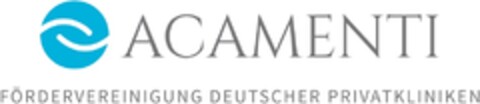 ACAMENTI FÖRDERVEREINIGUNG DEUTSCHER PRIVATKLINIKEN Logo (DPMA, 26.12.2015)