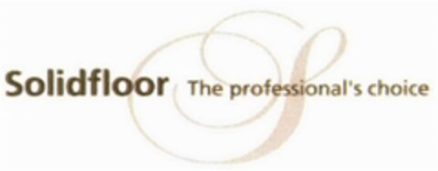 Solidfloor The professional's choice Logo (DPMA, 02/06/2007)