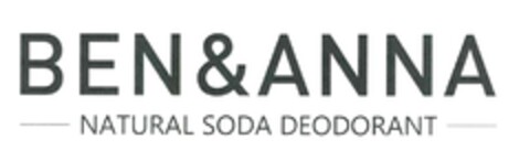 BEN&ANNA - NATURAL  SODA  DEODORANT - Logo (DPMA, 21.01.2017)