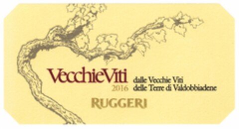 VecchieViti 2016 dalle Vecchie Viti delle Teree di Valdobbiadene RUGGERI Logo (DPMA, 10.08.2017)