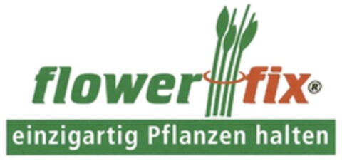 flower-fix einzigartig Pflanzen halten Logo (DPMA, 03/15/2018)