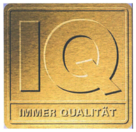 IQ IMMER QUALITÄT Logo (DPMA, 22.08.2020)