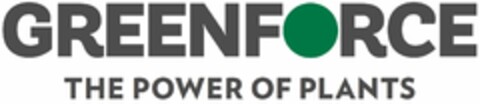 GREENFORCE THE POWER OF PLANTS Logo (DPMA, 07/21/2020)