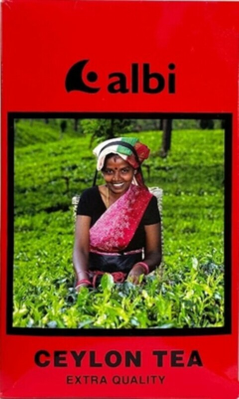 albi CEYLON TEA EXTRA QUALITY Logo (DPMA, 05/10/2024)