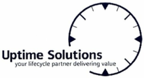 Uptime Solutions your lifecycle partner delivering value Logo (DPMA, 07/08/2005)