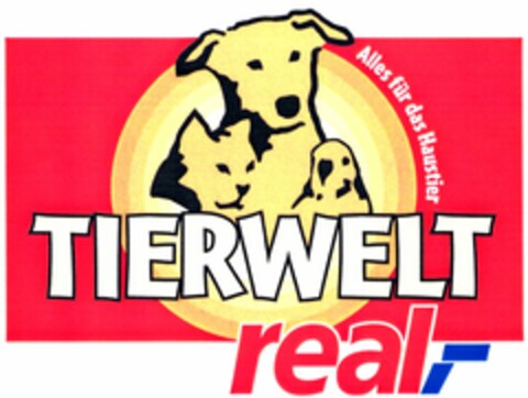 TIERWELT real,- Logo (DPMA, 09/30/2005)