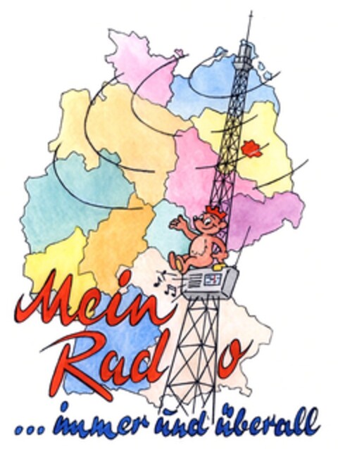 Mein Radio ...immer und überall Logo (DPMA, 11.12.2006)