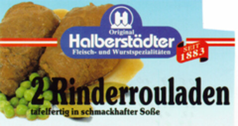 Original Halberstädter Fleisch- und Wurstspezialitäten Logo (DPMA, 03/14/1995)