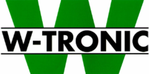 W-TRONIC Logo (DPMA, 05.12.1996)