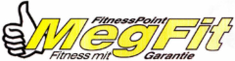 FitnessPoint MegFit Fitness mit Garantie Logo (DPMA, 12/19/1996)